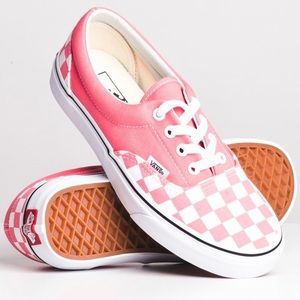 HOST PICK💗 Pink checkered vans